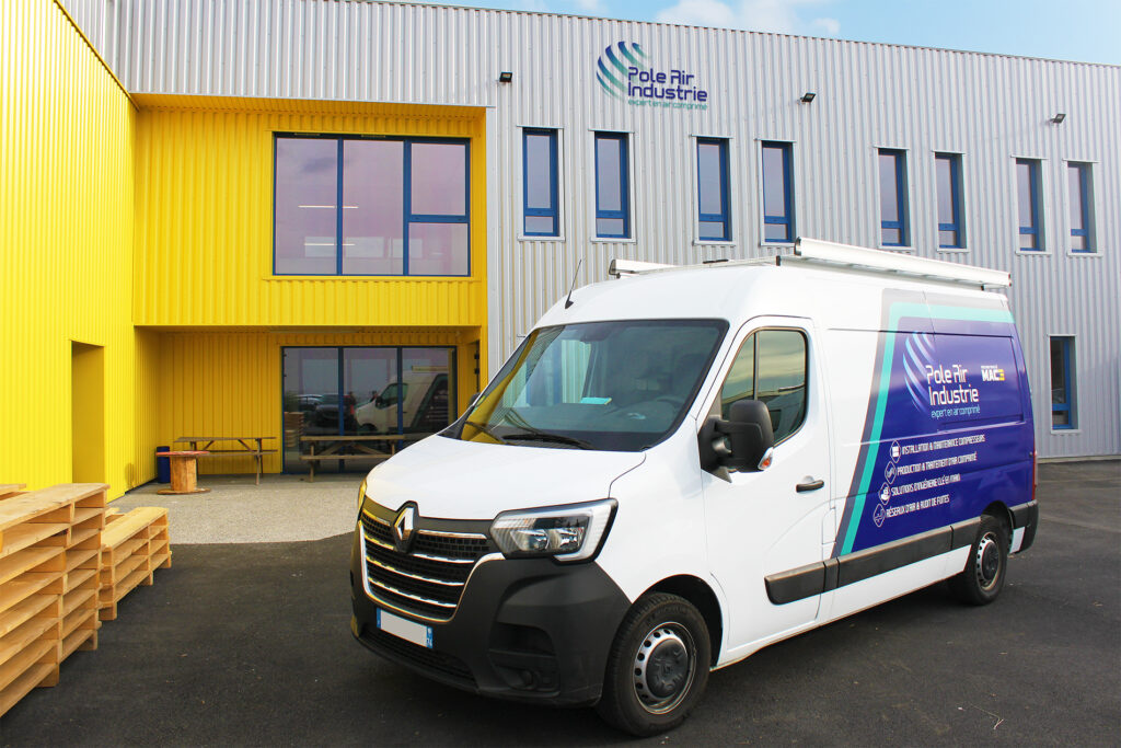 Installation d’air comprimé industriel en environnement de production