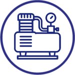 Compresseur d’air industriel en fonctionnement dans un atelier