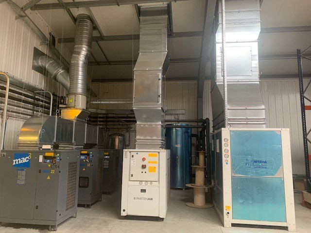 Réalisation VTF installation réseau air comprimé compresseur industriel Pole Air Industrie MAC3
