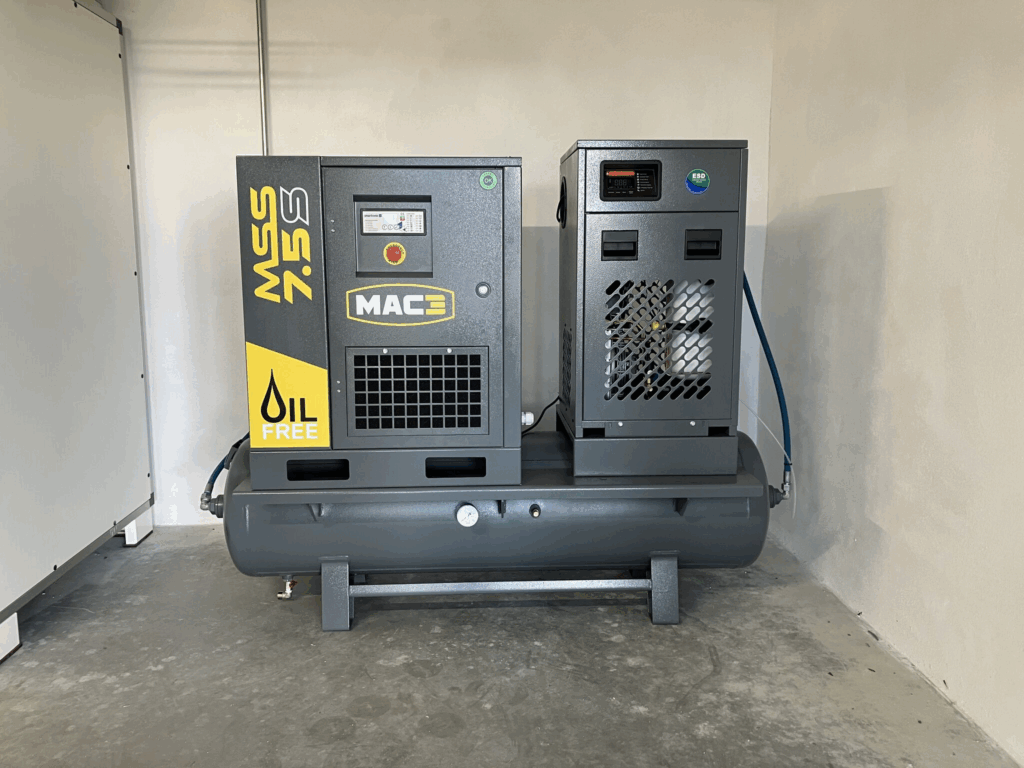 Compresseur compact solution industrielle réseau air comprimé MAC3 Pole Air Industrie