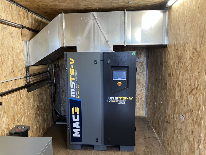MSTS-V performance compresseur industriel air comprimé usine MAC3 Pole Air Industrie production