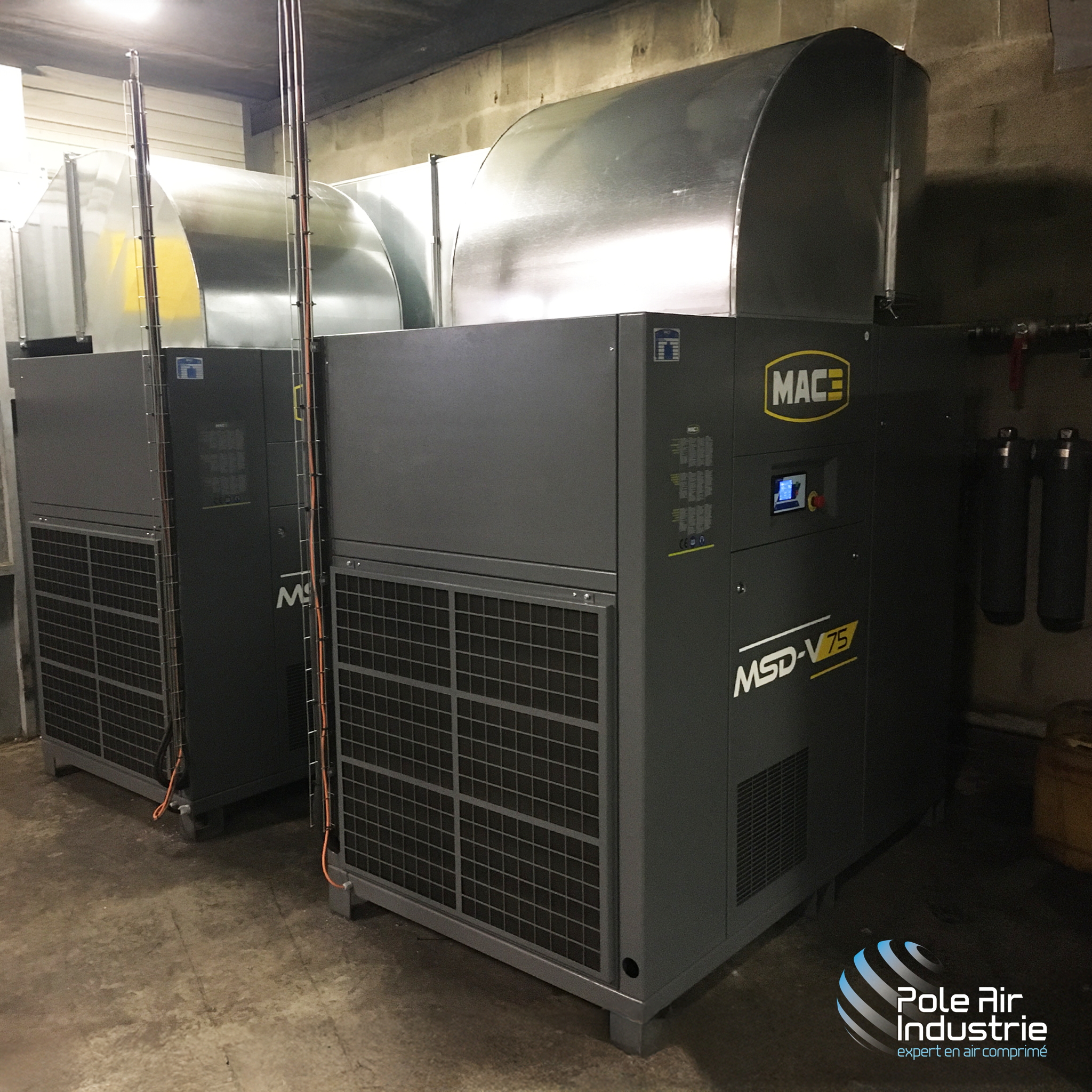 Système de traitement d’air comprimé avec filtration industrielle