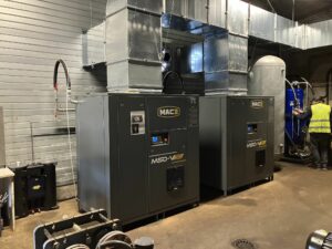 Récupération chaleur compresseur air comprimé industriel gains énergie usine