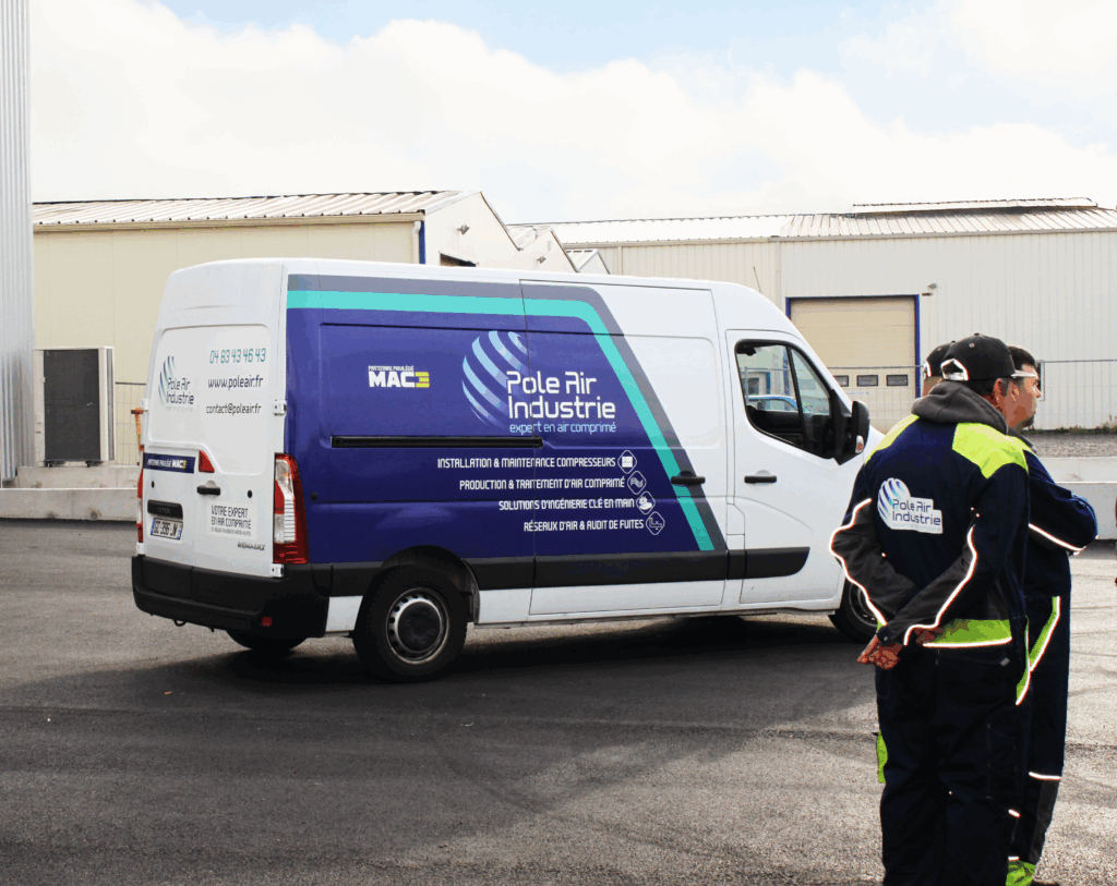 nos services Audit Production d'air comprimé - Technicien SAV intervention compresseur air comprimé industriel en usine