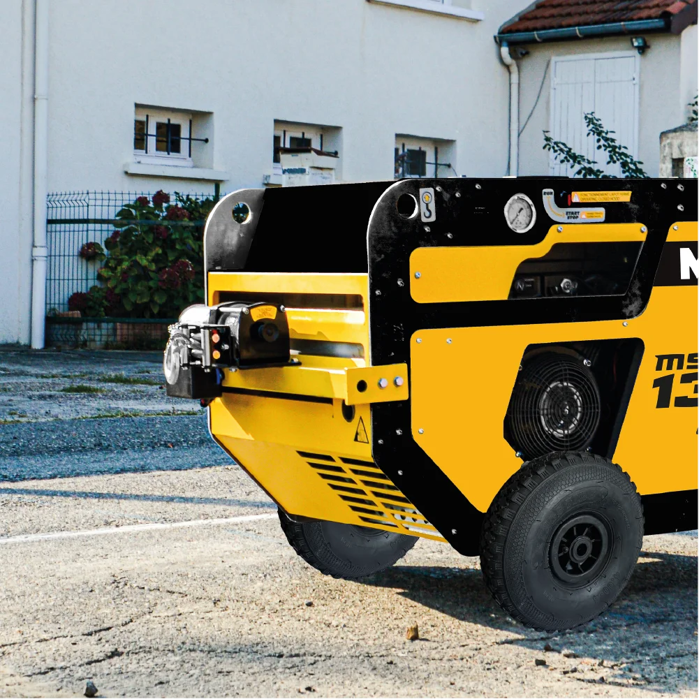 Compresseur MSP 1300 chantier BTP air comprimé construction outils pneumatiques