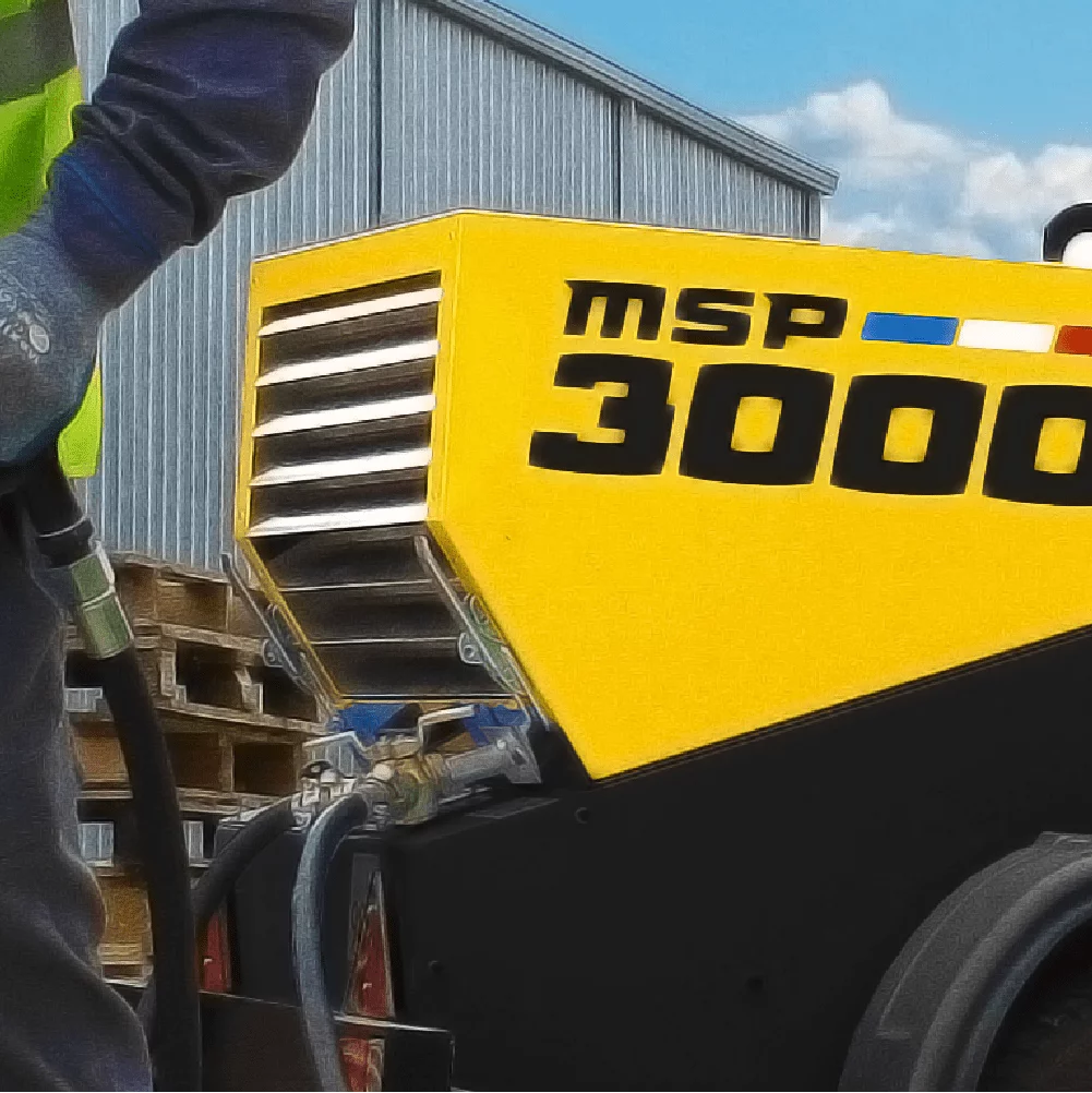 Compresseurs MSP chantier BTP air comprimé construction outils pneumatiques
