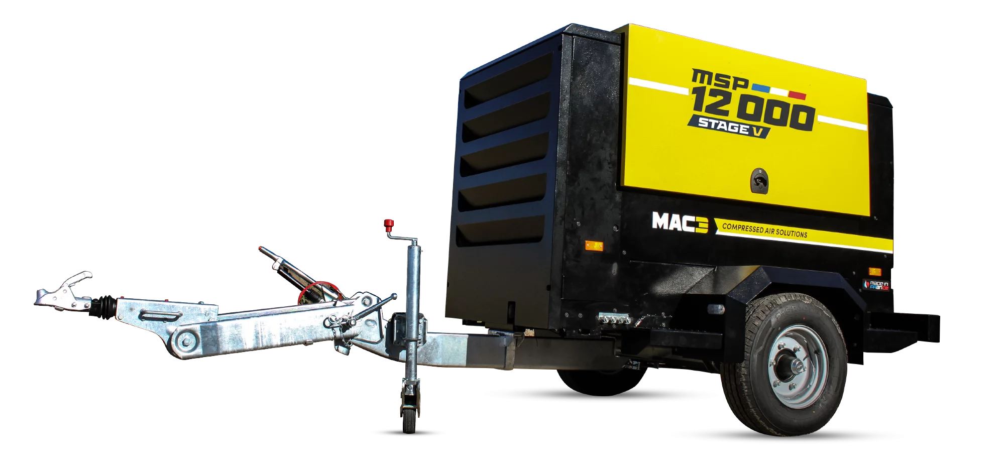 MSP 12000 compresseur mobile chantier air comprimé industriel travaux BTP