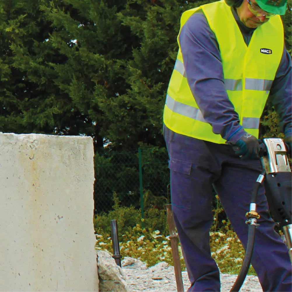 Outils pneumatiques chantier MSP 5000 MAC3 compresseur air comprimé construction