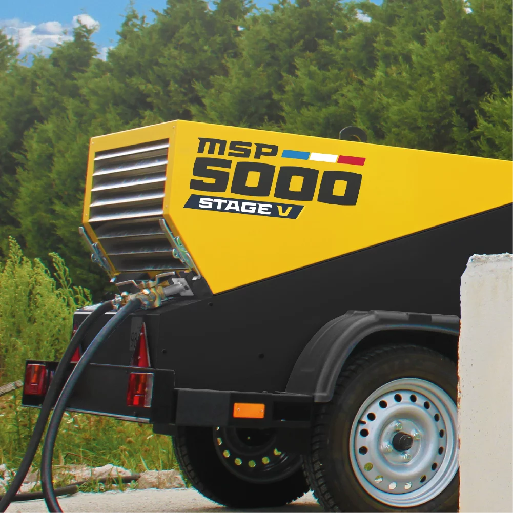 MSP 5000 MAC3 air comprimé chantier BTP outils pneumatiques pioche marteau construction