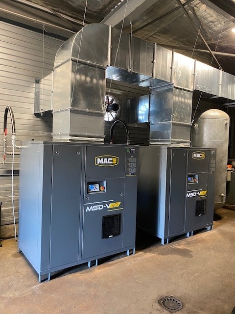 Production d’air comprimé industriel optimisée