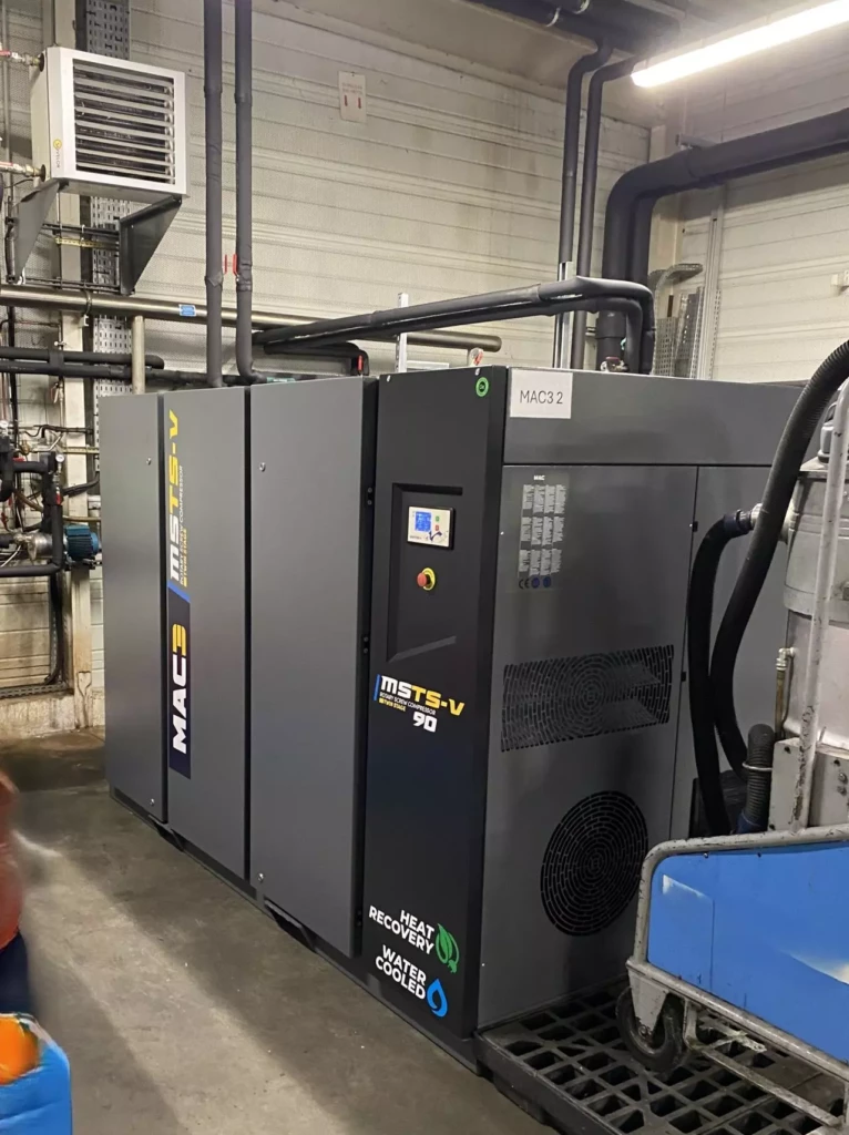 installation haut de gamme air comprimé industriel compresseur réseau usine MAC3 Pole Air Industrie premium